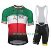 Fietskleding Dames (Fietsshirt + Korte Koersbroek) 2017 Astana Pro Team Italiaans kampioenschap Dames
